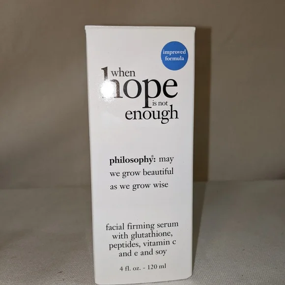 NEWWhen Hope Is Not Enough Serum, by Philosophy